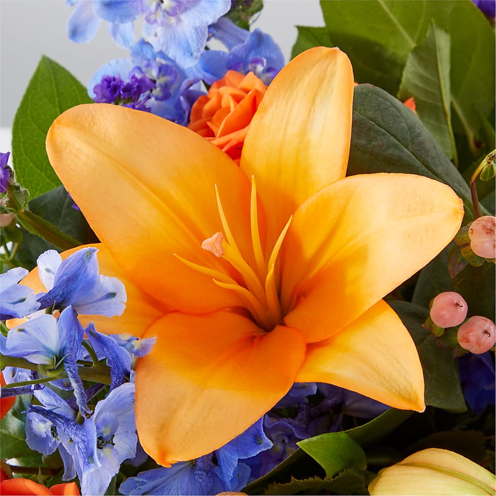 Radiant Citrus Box Bouquet – MERCY'S FLOWERS, Miami FL