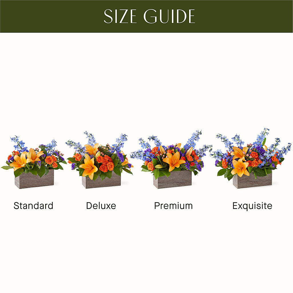 Radiant Citrus Box Bouquet – MERCY'S FLOWERS, Miami FL