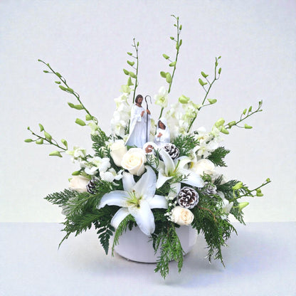 Perfect White to Celebrate – MERCY'S FLOWERS, Miami FL