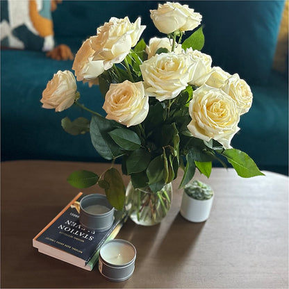 Long Stem Yellow Rose Bouquet – MERCY'S FLOWERS, Miami FL