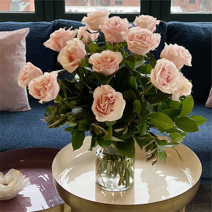 Long Stem Pink Rose Bouquet – MERCY'S FLOWERS, Miami FL