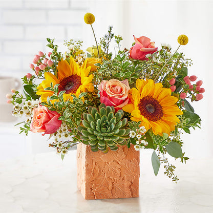 Sunflower Season Bouquet – MERCY'S FLOWERS, Miami FL
