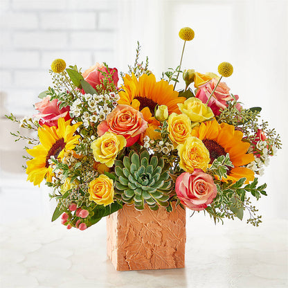 Sunflower Season Bouquet – MERCY'S FLOWERS, Miami FL