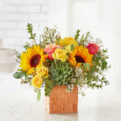 Sunflower Season Bouquet – MERCY'S FLOWERS, Miami FL