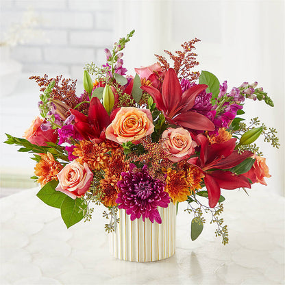 Burgundy Landscape Bouquet – MERCY'S FLOWERS, Miami FL