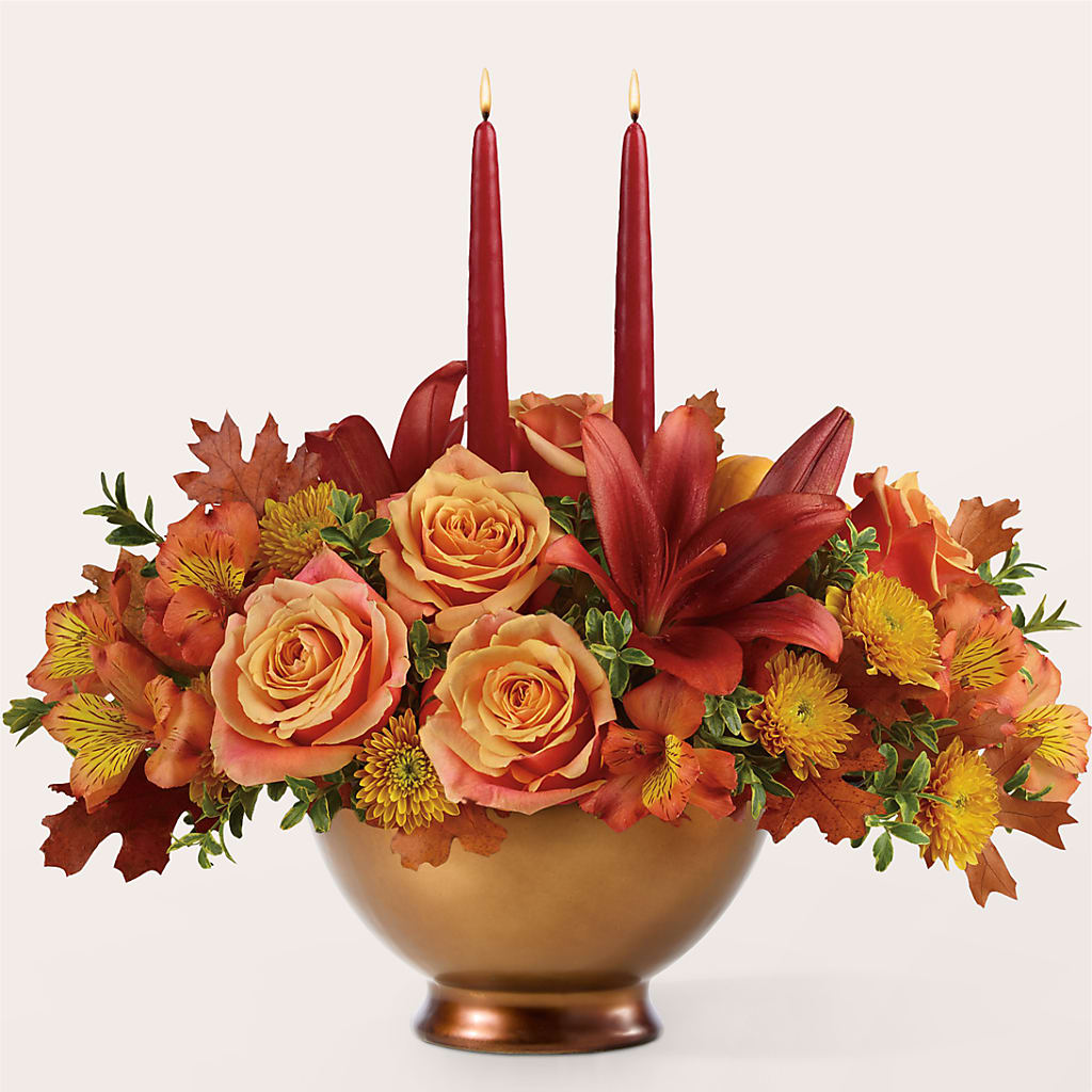 Harvest Table Centerpiece – MERCY'S FLOWERS, Miami FL