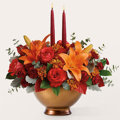Fruits of Fall Centerpiece – MERCY'S FLOWERS, Miami FL