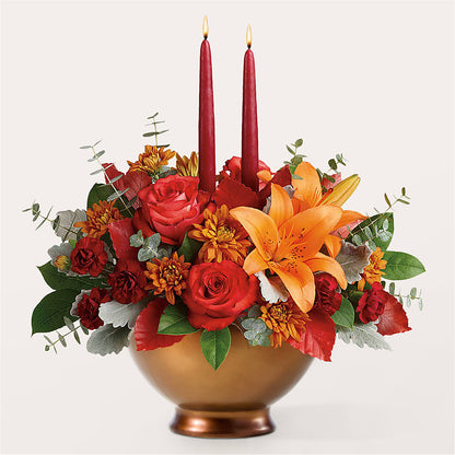 Fruits of Fall Centerpiece – MERCY'S FLOWERS, Miami FL