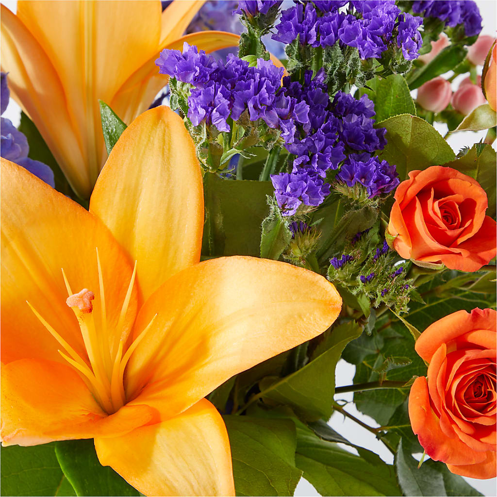 Radiant Citrus Bouquet – MERCY'S FLOWERS, Miami FL