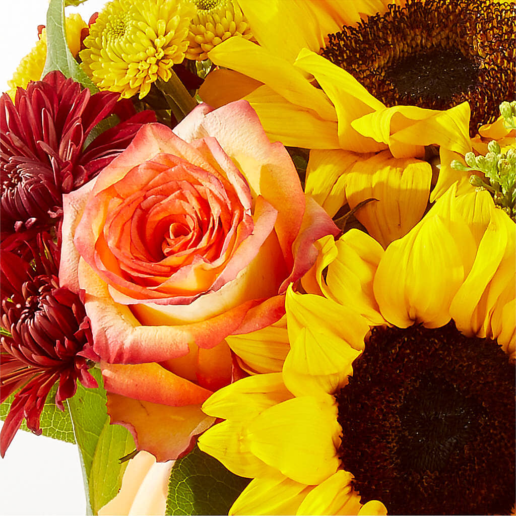 Golden Gourd Pumpkin Bouquet – MERCY'S FLOWERS, Miami FL