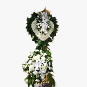 All White Heart Special – MERCY'S FLOWERS, Miami FL