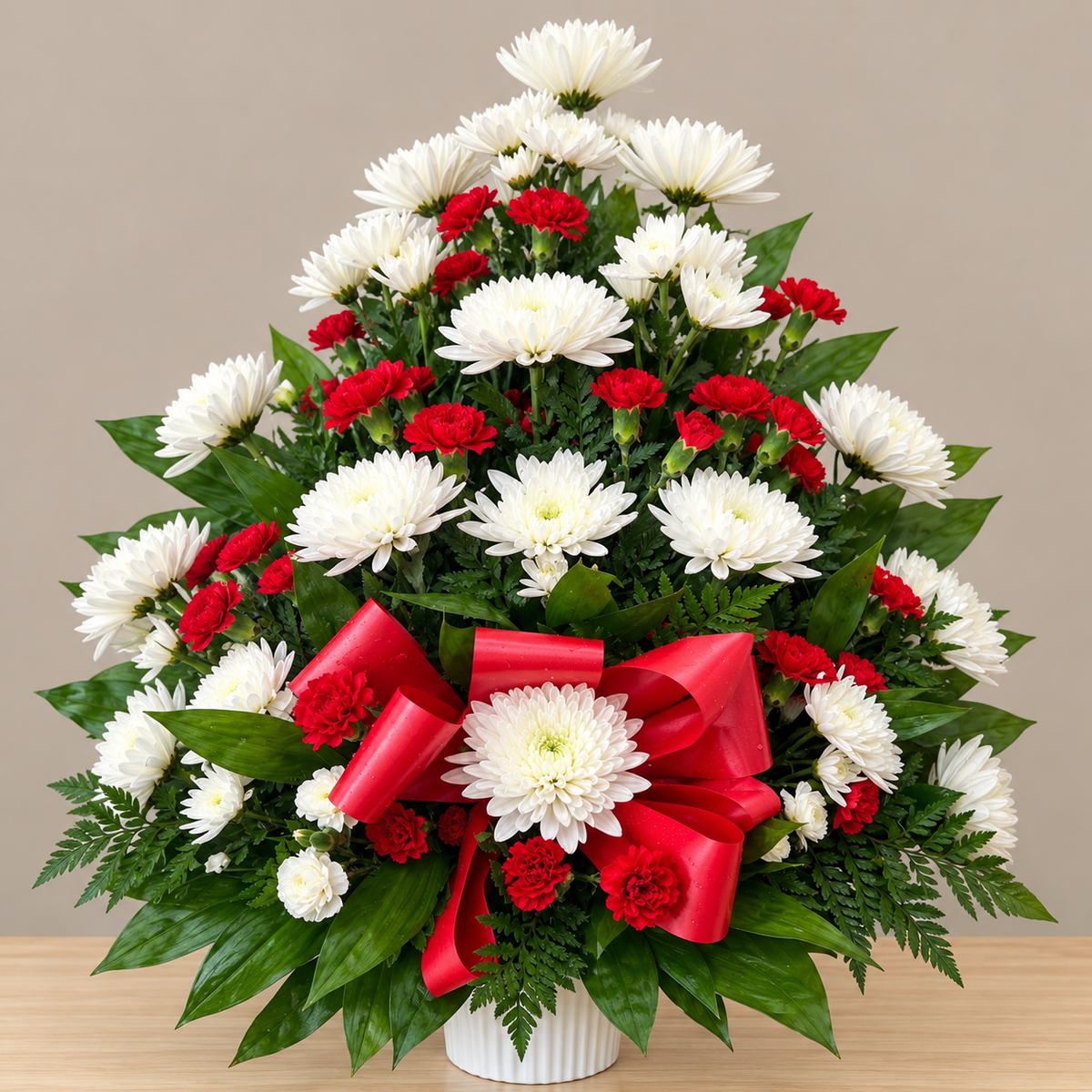 Candid Funeral Basket – MERCY'S FLOWERS, Miami FL
