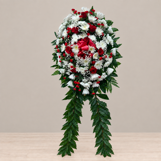 Classic Funeral Spray  – MERCY'S FLOWERS, Miami FL