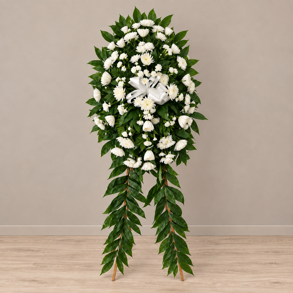 Classic Funeral Spray  – MERCY'S FLOWERS, Miami FL