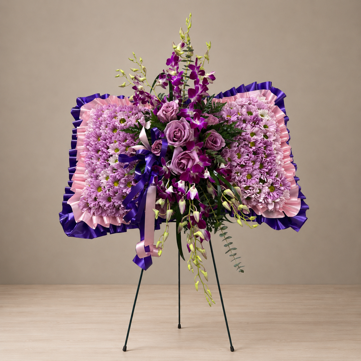 Standing Purple Bible – MERCY'S FLOWERS, Miami FL