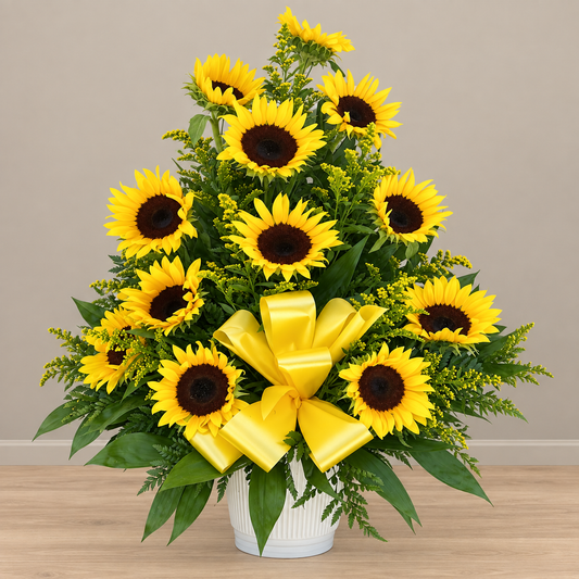 Golden Farewell – MERCY'S FLOWERS, Miami FL