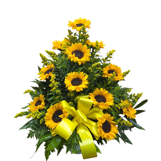 Sunflowers Basket
