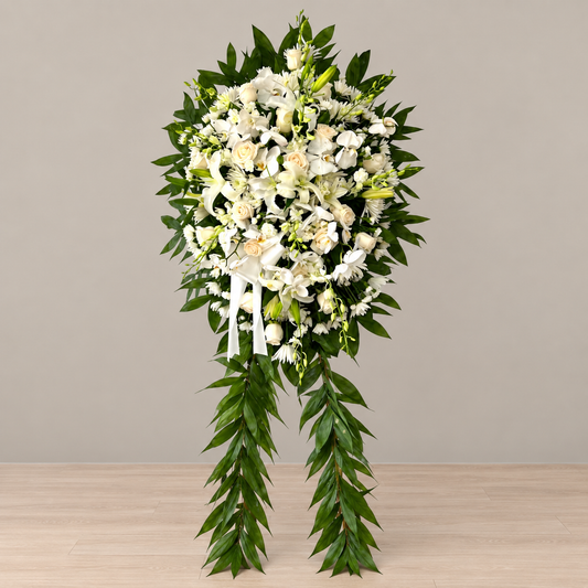A Tapestry of Purity and Enduring Love – MERCY'S FLOWERS, Miami FL