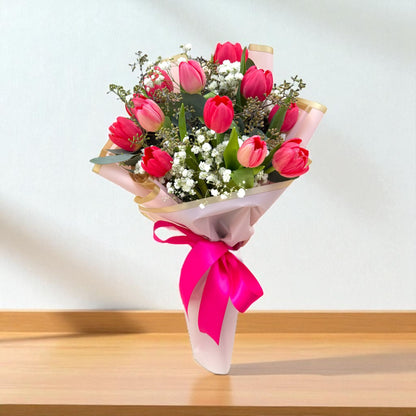 Bq - Dreamy Tulips Bouquet – MERCY'S FLOWERS, Miami FL