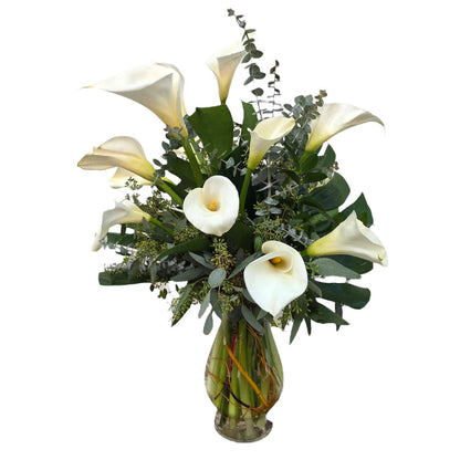 Elegant Calla Grace – MERCY'S FLOWERS, Miami FL