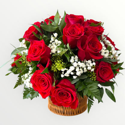 Crimson Presence – MERCY'S FLOWERS, Miami FL