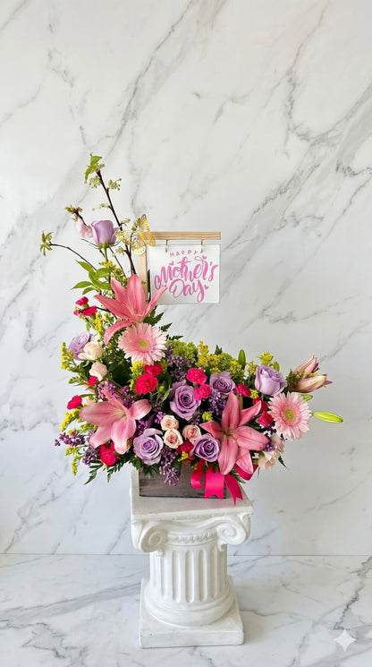 Mother’s Garden Arrangement – MERCY'S FLOWERS, Miami FL