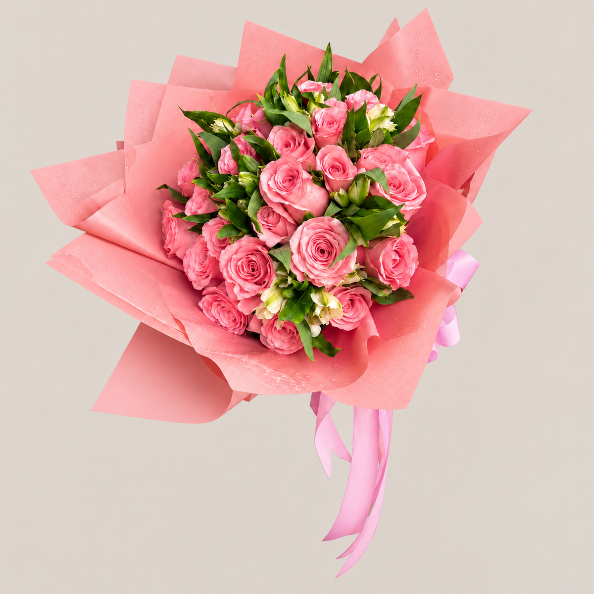 Pink Rose Wishes – MERCY'S FLOWERS, Miami FL