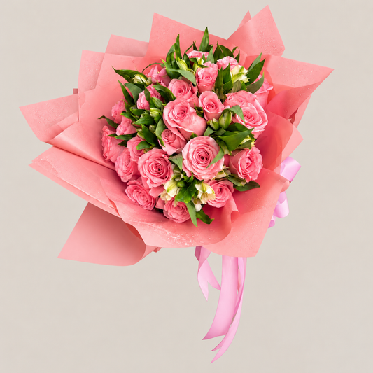 Pink Rose Wishes – MERCY'S FLOWERS, Miami FL
