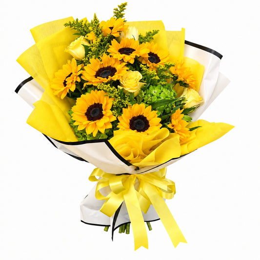 Sunflower Garden Glow – MERCY'S FLOWERS, Miami FL
