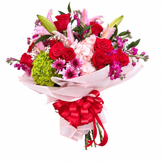 Rose & Lily Embrace – MERCY'S FLOWERS, Miami FL