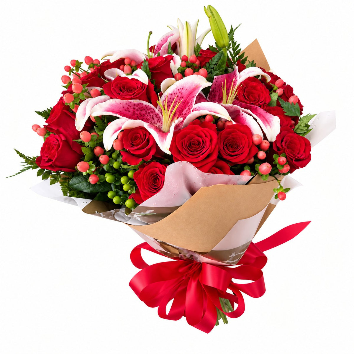 Ruby Lily Romance – MERCY'S FLOWERS, Miami FL