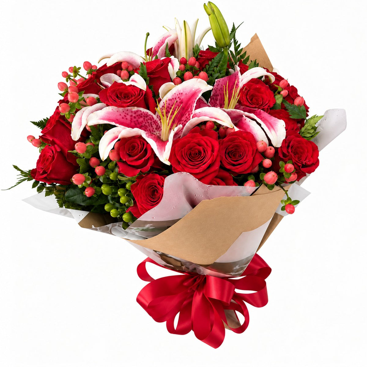 Ruby Lily Romance – MERCY'S FLOWERS, Miami FL