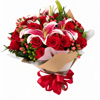 Ruby Lily Romance – MERCY'S FLOWERS, Miami FL