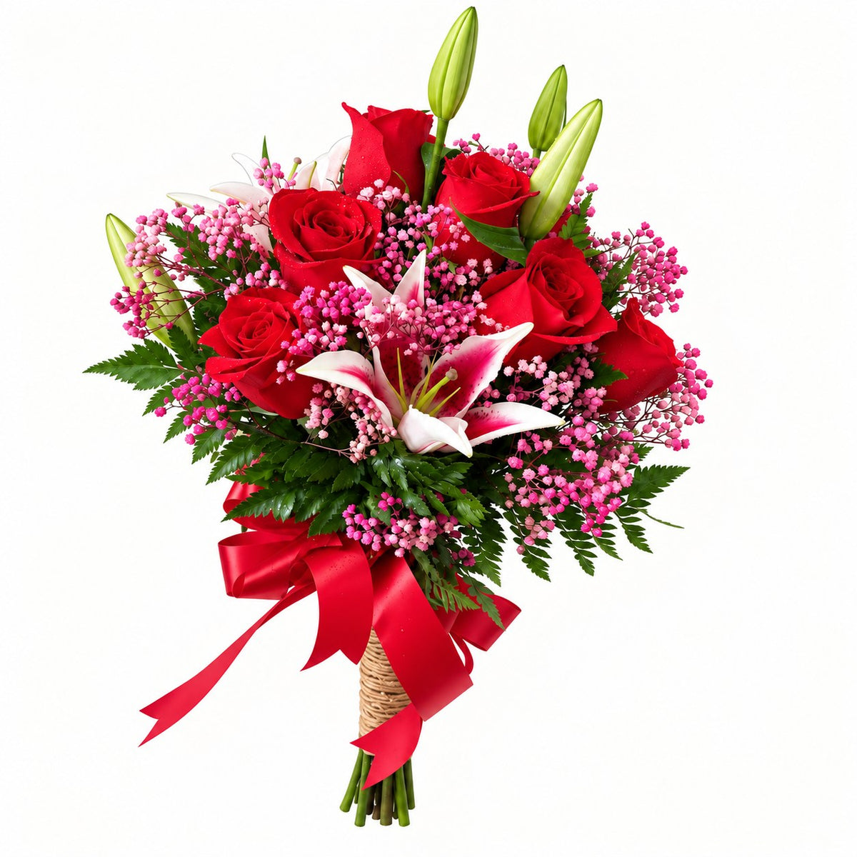Ruby Lily Romance – MERCY'S FLOWERS, Miami FL