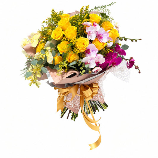 Golden Garden Bouquet – MERCY'S FLOWERS, Miami FL