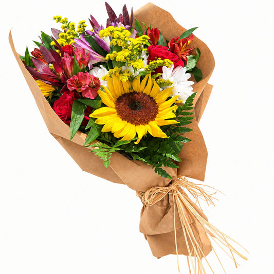 Rustic Rainbow Bouquet – MERCY'S FLOWERS, Miami FL