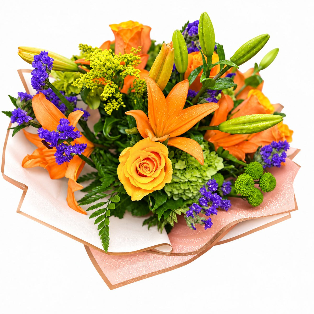 Orange Lily Radiance – MERCY'S FLOWERS, Miami FL