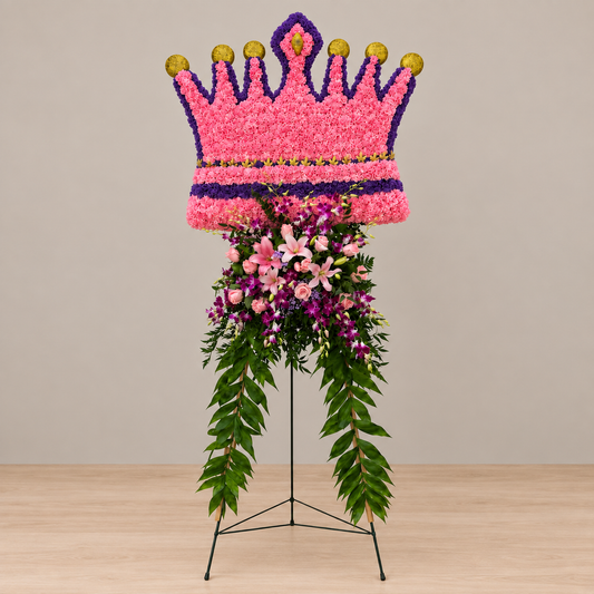 Crowned in Love – MERCY'S FLOWERS, Miami FL