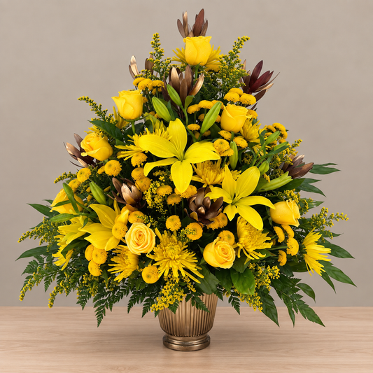 Golden Remembrance – MERCY'S FLOWERS, Miami FL