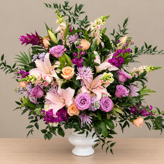 Lavender Grace Tribute – MERCY'S FLOWERS, Miami FL