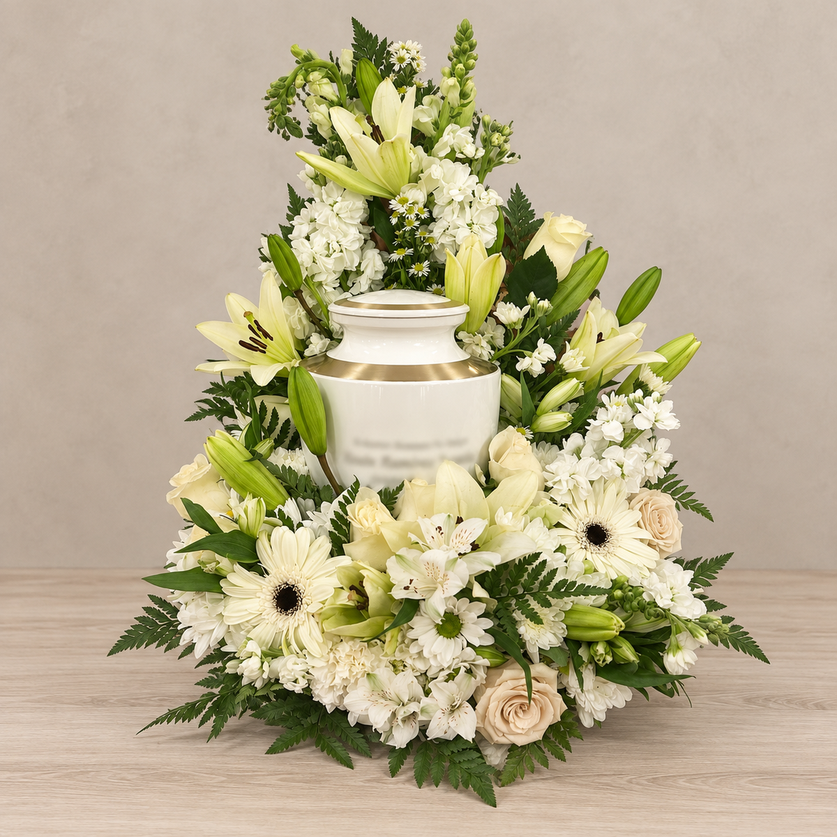 Eternal Peace Urn Tribute – MERCY'S FLOWERS, Miami FL