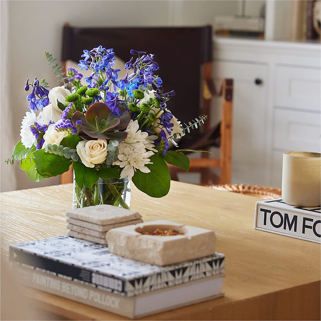 Cerulean Waves Bouquet – MERCY'S FLOWERS, Miami FL