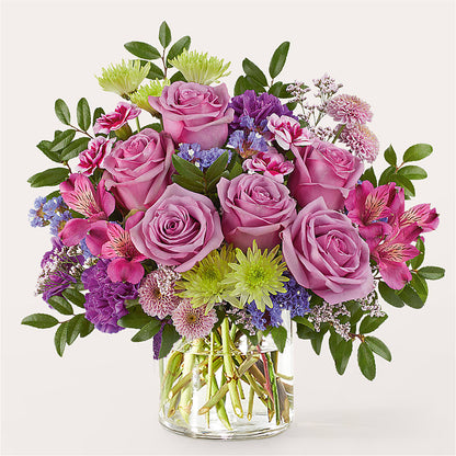 Glass Half Full Bouquet – MERCY'S FLOWERS, Miami FL