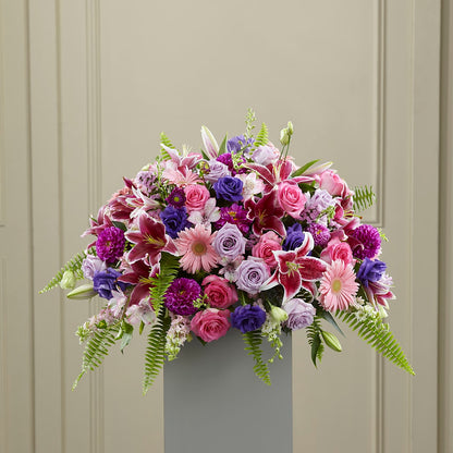 Fare Thee Well Pedestal – MERCY'S FLOWERS, Miami FL