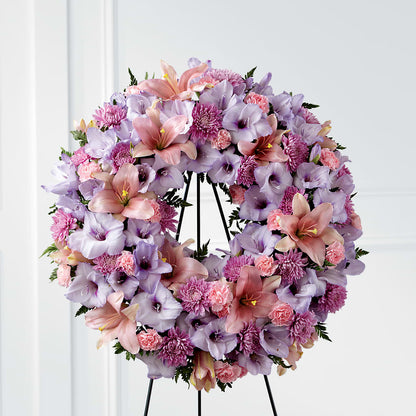Beloved Friend Wreath – MERCY'S FLOWERS, Miami FL