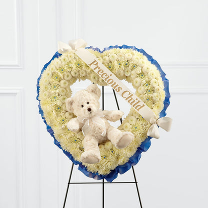Precious Child Standing Heart – MERCY'S FLOWERS, Miami FL