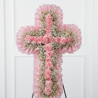 Angel's Cross Easel – MERCY'S FLOWERS, Miami FL