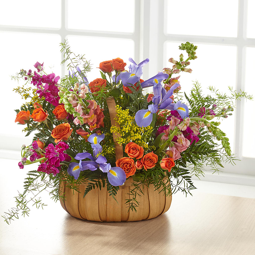 Garden of Life Basket – MERCY'S FLOWERS, Miami FL