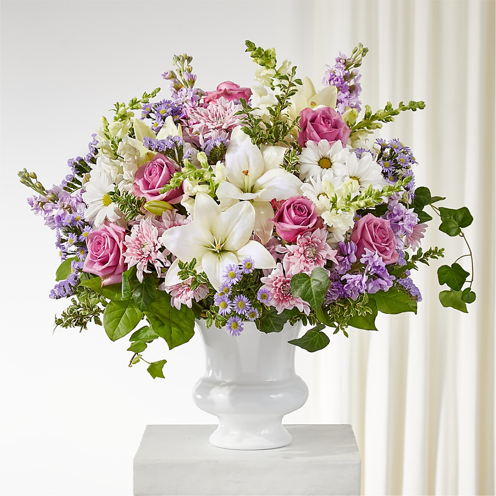 Remarkable Life Urn Arrangement – MERCY'S FLOWERS, Miami FL
