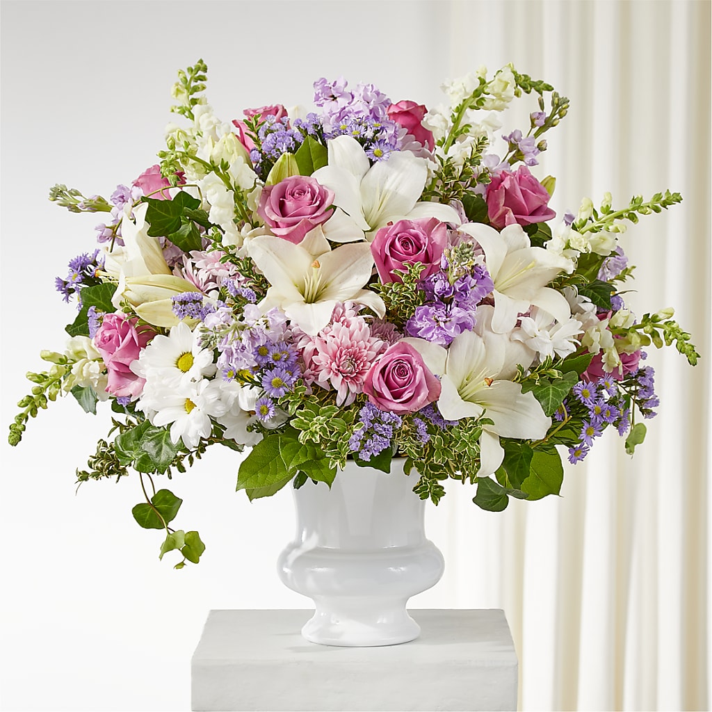 Remarkable Life Urn Arrangement – MERCY'S FLOWERS, Miami FL